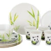 Gimex Nature Line Bamboe Melamine Servies Set 16 St. -Buitenkampeer Winkel 265311 1895897