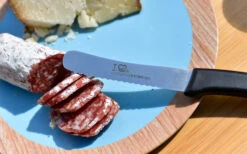 Ontbijtmes I Love Camping Zwart