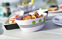 Melamine Serviesset Dots 16-dlg. 11 Melamine Serviesset Dots 16-dlg. -Buitenkampeer Winkel 290425 2404237