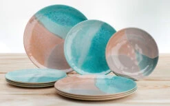 Flamefield Dunes And Sea Serviesgoed Set 12 Stuks. -Buitenkampeer Winkel 343398 2381231