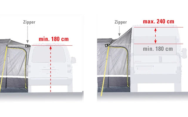 High Peak Tour 2.0 Vrijstaande Busluifel 8 High Peak Tour 2.0 Vrijstaande Busluifel - Afbeelding 6