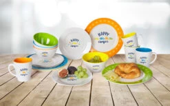 Berger Happy Camper Melamine Servies Set 16 Stuks