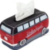 VW Collectie T1 Bus 3D Neopreen Cosmetica Dispenser Petrol / Bruin