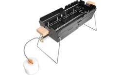 Knister Uitschuifbare Gasgrill / Houtskoolgrill -Buitenkampeer Winkel 427725 3062855