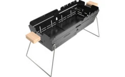Knister Uitschuifbare Gasgrill / Houtskoolgrill -Buitenkampeer Winkel 427734 3062861