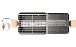 Knister Uitschuifbare Gasgrill / Houtskoolgrill -Buitenkampeer Winkel 427743 3062867