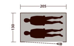 Outwell Vrijstaande Binnentent Blauw 13 Outwell Vrijstaande Binnentent Blauw -Buitenkampeer Winkel 439200 3116115