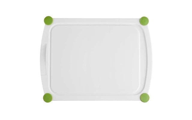 Emsa Perfect Cut Snijplank 30 X 22 Cm Wit / Groen 3 Emsa Perfect Cut Snijplank 30 X 22 Cm Wit / Groen