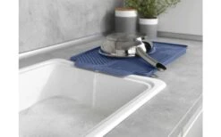 Wenko Linea Afvoermat 40 X 30 X 3 Cm Blauw -Buitenkampeer Winkel 460436 3155538 1