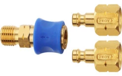 Cadac Snelkoppeling Dubbele Koppeling Voor Gasbarbecue En Slang Recht