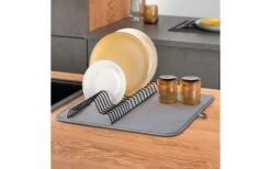 Metaltex Dry-Tex 2-in-1 Afdruiprek Met Microvezelmat Zilver -Buitenkampeer Winkel 497090 3367256