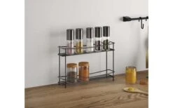 Metaltex Kumino LAVA Kruidenrek 2 Planken Zwart