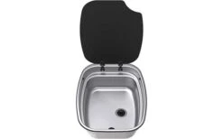 Thetford Argent Bowl Spoelbak Zwart Emaille 9,5 Liter