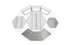 Origin Outdoors Zeshoekige Grill- En Vuurschaal 40 X 45 Cm -Buitenkampeer Winkel 515642 3485065