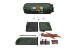 Origin Outdoors Snugly Tent 1 Persoon -Buitenkampeer Winkel 528651 3493432