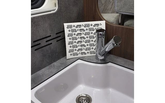 Pufz Zweedse Theedoek Caravan Cerise 7 Pufz Zweedse Theedoek Caravan Cerise - Afbeelding 5