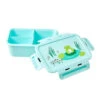 Rice Melamine Lunch Box Met Kikkers Licht Blauw 21 X 14 X 7,5 Cm