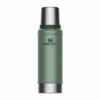 Stanley Classic Legendary Roestvrijstalen Drinkfles 750 Ml Hammertone Groen -Buitenkampeer Winkel 573786 3923662 1