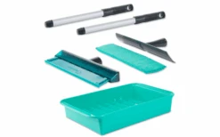 Genius Ruitenwisser Set 2 Stuks Klein Turquoise -Buitenkampeer Winkel 586911 4003395