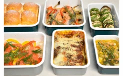 HoneyWare Emaille Voedsel Bewaarbox S 0,42 Liter Lichtgrijs -Buitenkampeer Winkel 598027 4466051