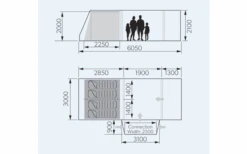 Dometic Rarotonga DA FTT 401 AIR LH Opblaasbare Wegwerpluifel 3 M Model Links -Buitenkampeer Winkel 707762 4801544