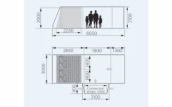 Dometic Rarotonga DA FTT 401 AIR TC LH Opblaasbare Wegwerpluifel 3 M Model Links -Buitenkampeer Winkel 707879 4802012