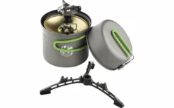 Optimus Crux Weekend Kooksysteem 3-Delig Met Gasfornuis En 2-Delige Kookset