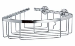 Tesa ALUXX Hoekplankmand Douche Enkeltraps Verchroomd