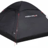 High Peak Monodome XL Vrijstaande Koepeltent Met Enkel Dak 4 Personen Zwart