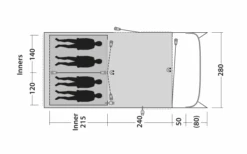 Outwell Greenwood 4 -Buitenkampeer Winkel 748523 5009078