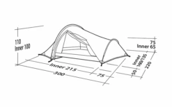 Robens Challenger 3XE Tunneltent Groen -Buitenkampeer Winkel 771890 5131130
