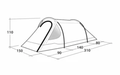 Outwell Earth 2 Double Coated Tent -Buitenkampeer Winkel 789644 5205695