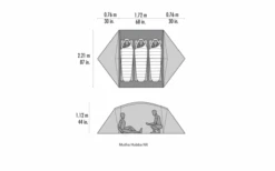 MSR Mutha Hubba NX V2 3 Personen Wit -Buitenkampeer Winkel 819866 5300270